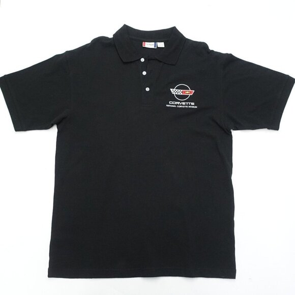 Clique Polo Shirt Men's Size L Black Short Sleeve Regular Fit Collared Pullover - Picture 1 of 6